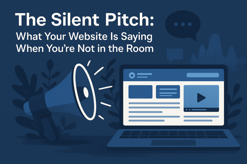 The Silent Pitch: What Your Website Is Saying When You’re Not in the Room